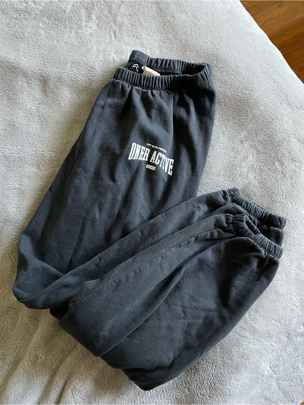 Oner Active Charcoal Grey Foundations logo sweatpant Medium
